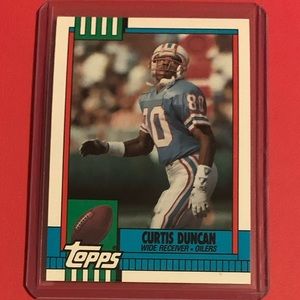 Curtis Duncan #226 1990 Topps Football Trading Card